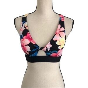 Pink Victoria Secret Ultimate Floral Twist Swim Top Size XS